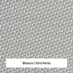 Estor enrollable Comfort 3% de apertura - muestra color blanco/gris perla