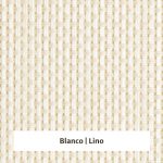 Estor enrollable screen 10% de apertura - muestra color blanco/lino