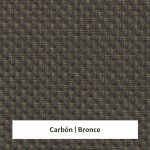 Estor enrollable screen 10% de apertura - muestra color carbón/bronce