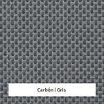 Estor enrollable screen 10% de apertura - muestra color carbón/gris