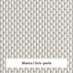 Estor enrollable screen 5% de apertura - muestra color blanco/gris perla