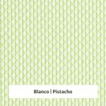 Estor enrollable screen 5% de apertura - muestra color blanco/pistacho