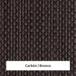 Estor enrollable screen 5% de apertura - muestra color carbón/bronce