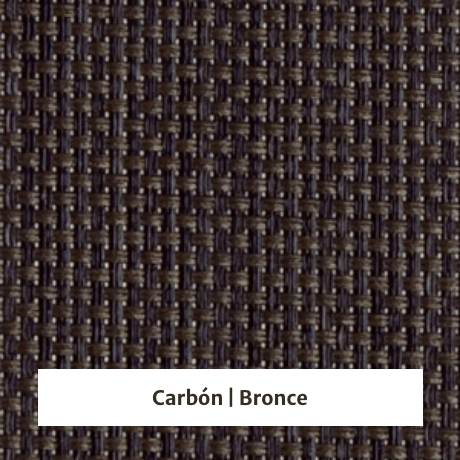 Estor enrollable screen 5% de apertura - muestra color carbón/bronce