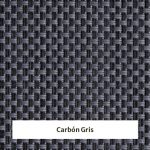 Estor enrollable screen 5% de apertura - muestra color carbón gris