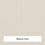 Estor enrollable Screen Poliester 10% de apertura - muestra color blanco/lino