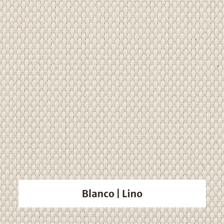 Estor enrollable Screen Poliester 10% de apertura - muestra color blanco/lino