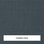 Estor enrollable Screen Poliester 10% de apertura - muestra color carbón/gris