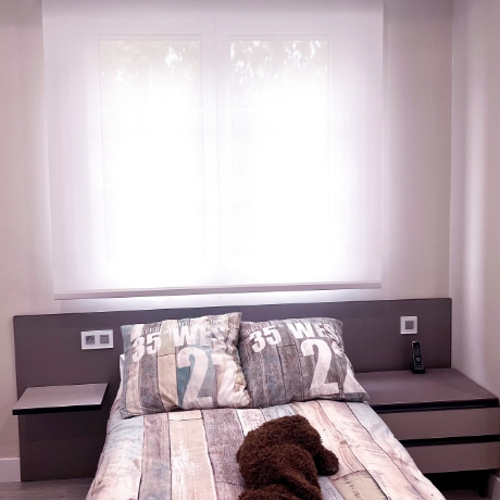 Estor screen enrollable Metal Efficiency 1% de apertura