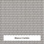 Estor enrollable screen Office Legere 6% de apertura - muestra color blanco/carbón