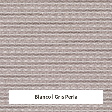 Estor enrollable screen Office Legere 6% de apertura - muestra color blanco/gris perla