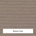 Estor enrollable screen Office Legere 6% de apertura - muestra color bronce/lino