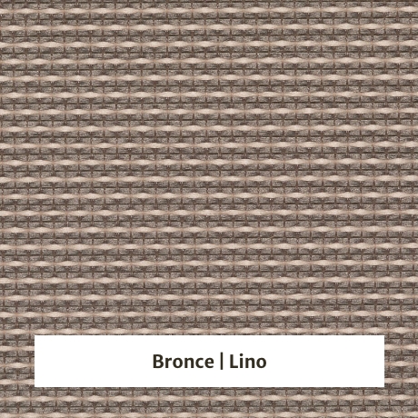 Estor enrollable screen Office Legere 6% de apertura - muestra color bronce/lino