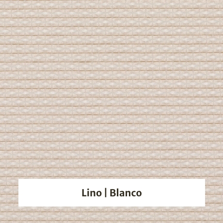 Estor enrollable screen Office Legere 6% de apertura - muestra color lino/blanco