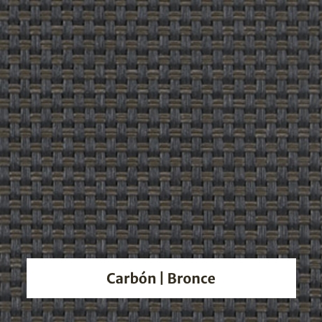 Estor enrollable screen 1% de apertura - muestra color carbón/bronce