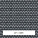 Estor enrollable screen 1% de apertura - muestra color carbón/gris