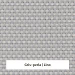 Estor enrollable screen 1% de apertura - muestra color gris perla/lino