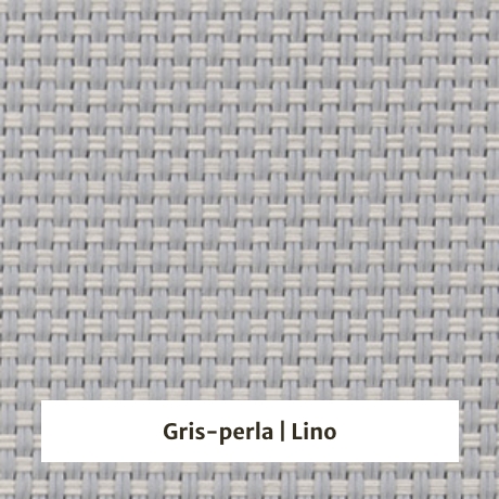 Estor enrollable screen 1% de apertura - muestra color gris perla/lino