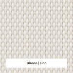 Estor enrollable screen 3% de apertura - muestra color blanco/lino