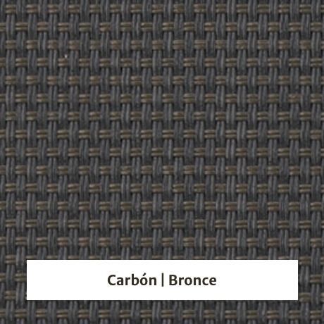 Estor enrollable screen 3% de apertura - muestra color carbón/bronce