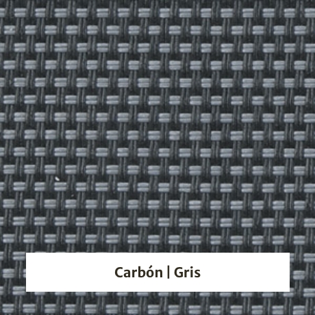 Estor enrollable screen 3% de apertura - muestra color carbón/gris