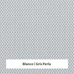 Estor enrollable Screen Poliester 1% de apertura - muestra color blanco/gris perla