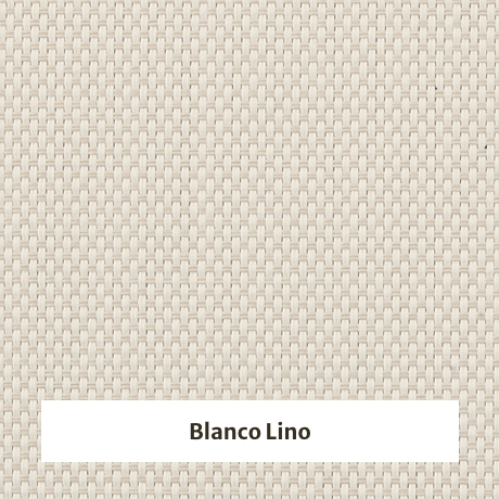 Estor enrollable Screen Poliester 1% de apertura - muestra color blanco/lino