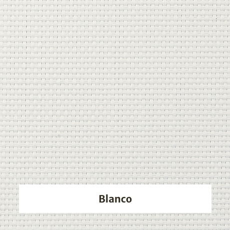 Estor enrollable Screen Poliester 1% de apertura - muestra color blanco