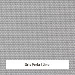 Estor enrollable Screen Poliester 1% de apertura - muestra color gris perla/lino