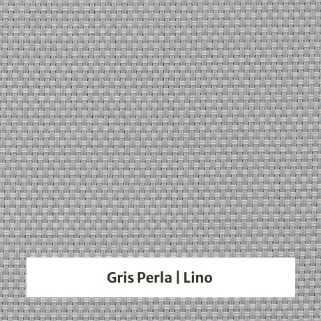 Estor enrollable Screen Poliester 1% de apertura - muestra color gris perla/lino