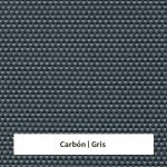 Estor enrollable Screen Poliester 3% de apertura - muestra color carbón/gris