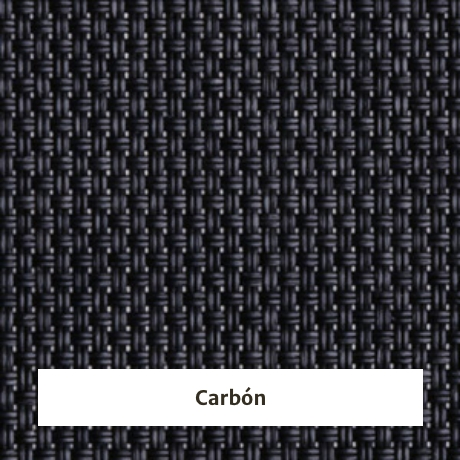 Estor Screen poliester con apertura 5% - muestra color carbón
