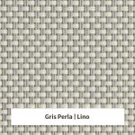 Estor Screen poliester con apertura 5% - muestra color gris perla/lino