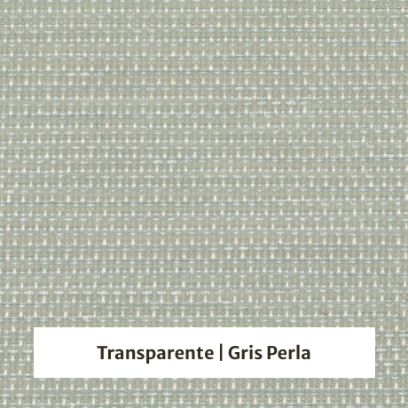 Estor enrollable screen Shiny Bicolor 5% de apertura - color transparente/gris perla