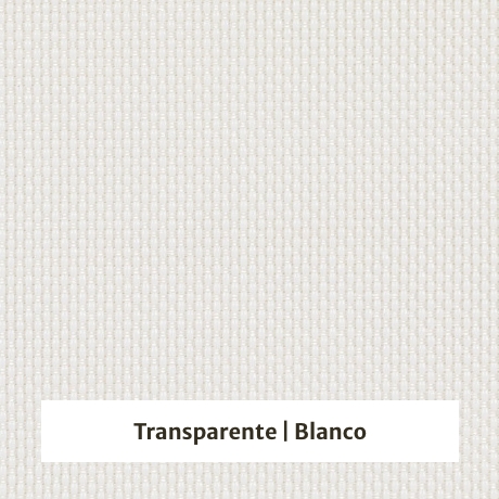 Estor enrollable screen Shiny 5% de apertura - muestra color transparente/blanco