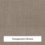 Estor enrollable screen Shiny 5% de apertura - muestra color transparente/bronce