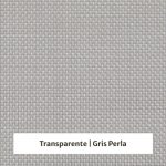 Estor enrollable screen Shiny 5% de apertura - muestra color transparente/gris perla