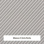 Estor screen enrollable de exterior Outdoor 1% apertura - muestra color blanco/gris perla