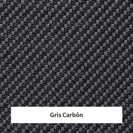 Estor screen enrollable de exterior Outdoor 1% apertura - muestra color gris carbón