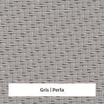 Estor screen enrollable de exterior Outdoor 10% apertura - muestra color gris/perla