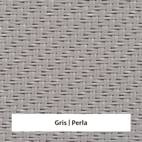 Estor screen enrollable de exterior Outdoor 10% apertura - muestra color gris/perla