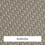 Estor screen enrollable de exterior Outdoor 5% apertura - muestra arcilla blanco