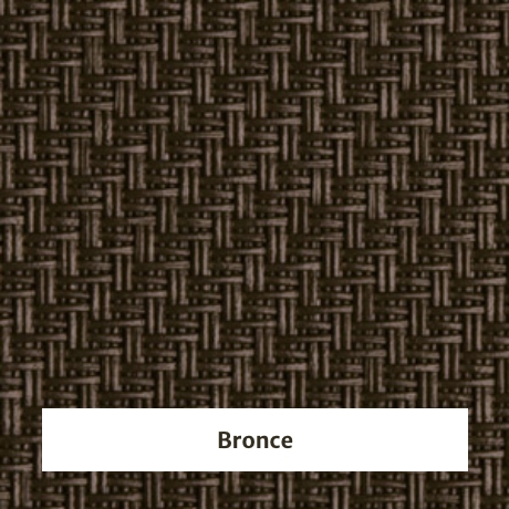 Estor screen enrollable de exterior Outdoor 5% apertura - muestra bronce