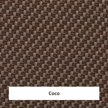 Estor screen enrollable de exterior Outdoor 5% apertura - muestra coco