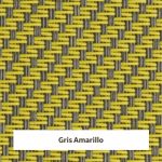 Estor screen enrollable de exterior Outdoor 5% apertura - muestra gris amarillo