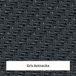 Estor screen enrollable de exterior Outdoor 5% apertura - muestra gris antracita