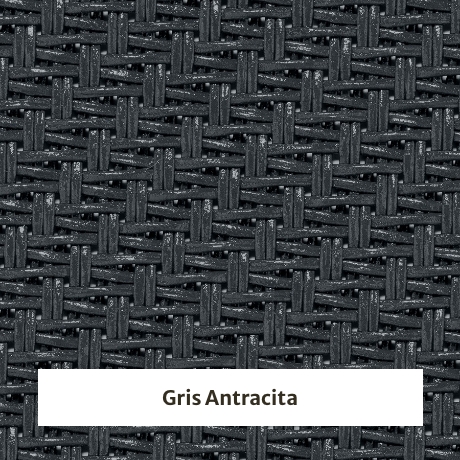 Estor screen enrollable de exterior Outdoor 5% apertura - muestra gris antracita