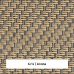 Estor screen enrollable de exterior Outdoor 5% apertura - muestra gris/arena