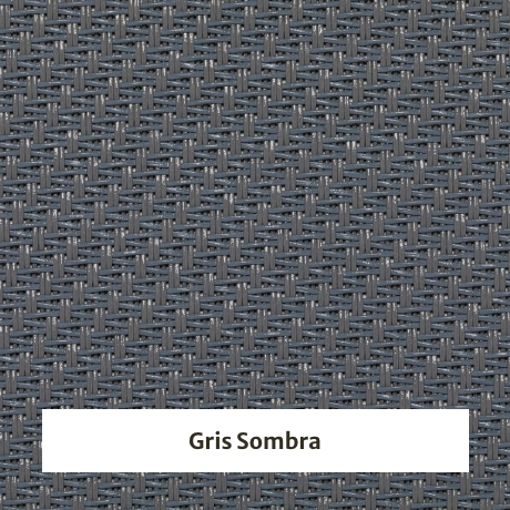 Estor screen enrollable de exterior Outdoor 5% apertura - muestra gris sombra