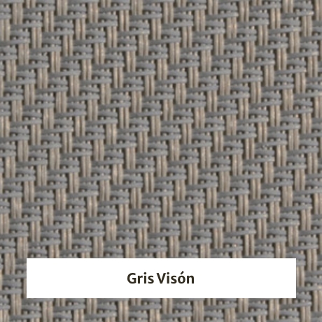 Estor screen enrollable de exterior Outdoor 5% apertura - muestra gris visón